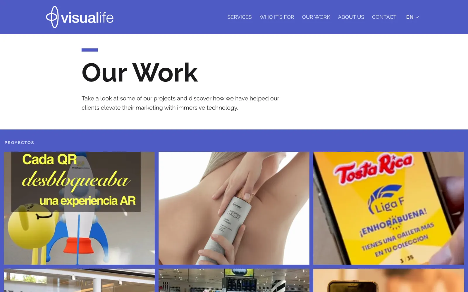Visualife website